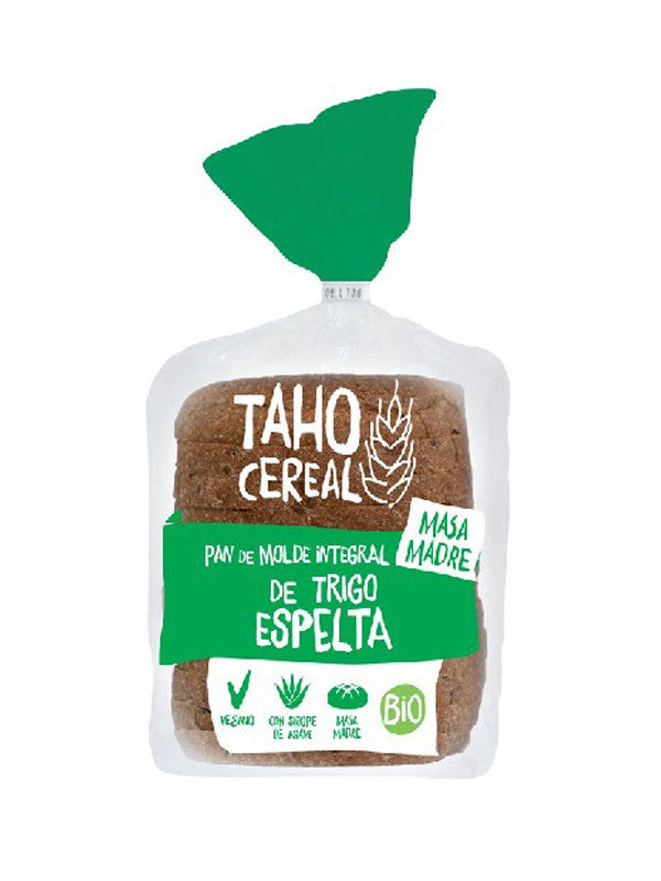 pan de molde con trigo espelta con masa madre bio 400 g taho