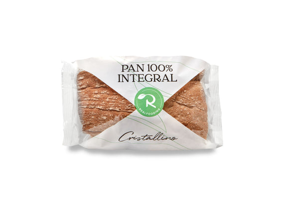 pan cristalino 100 integral realfooding 210 g