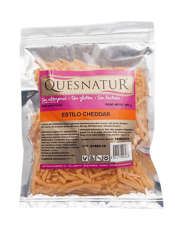 refrig queso rallado estilo cheddar 200 gr