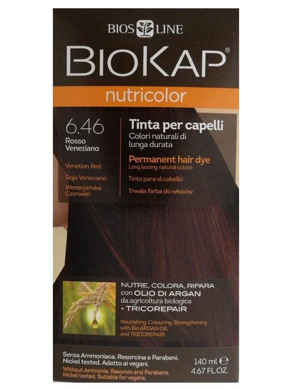 tinte biokap 646 rojo veneciano 140 ml