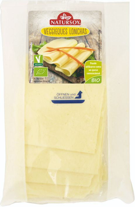 refrig queso vegano veggieques lonchas bio natursoy 150 g