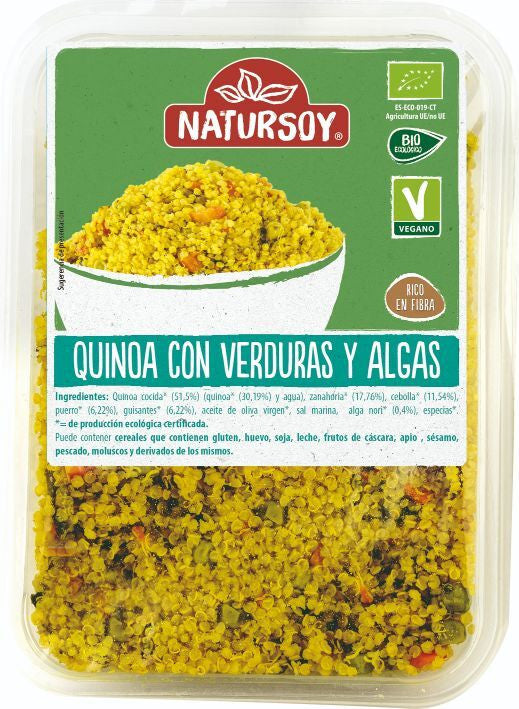 refrig quinoa bio con verduras 300 g natursoy