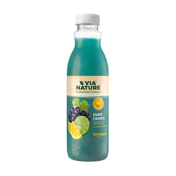 refrig zumo lima limon espirulina 750ml