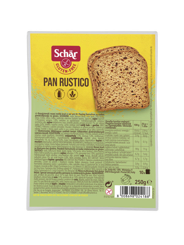 pan r stico 250g x schar