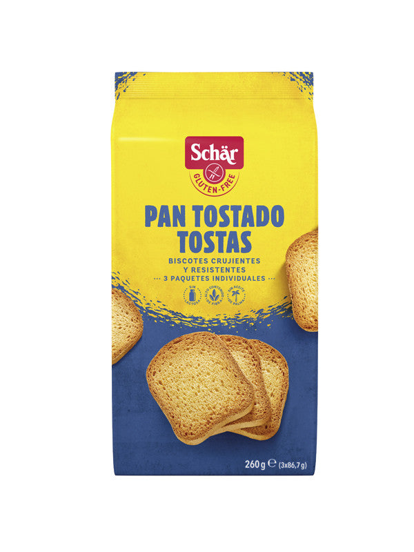 pan tostado tostas 260g schar