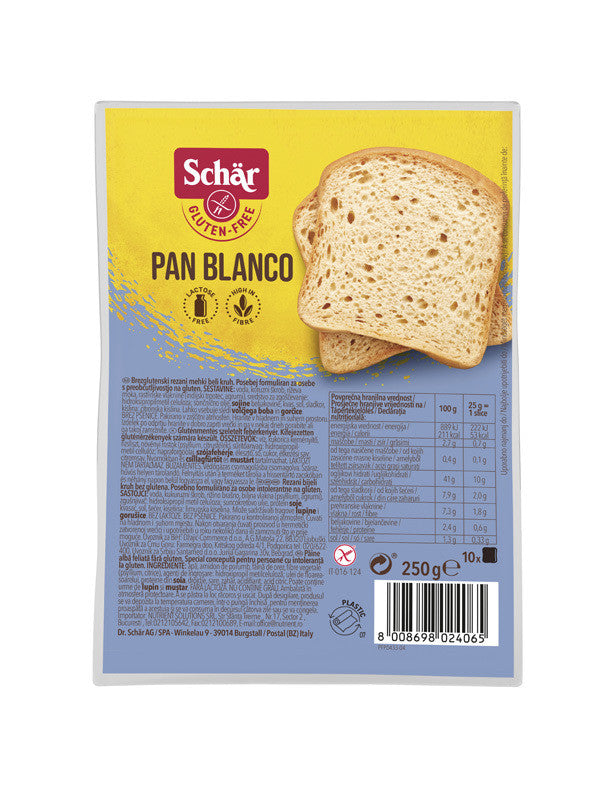 pan blanco 250g schar