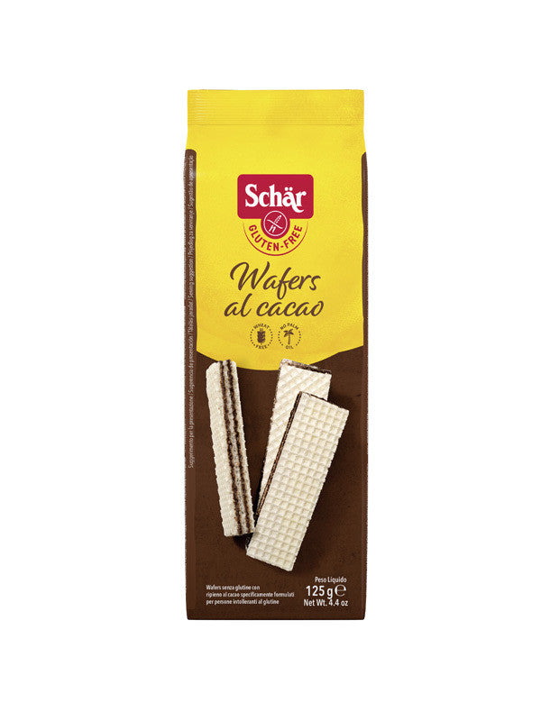 barquillos rellenos de cacao wafers al cacao 125g schar