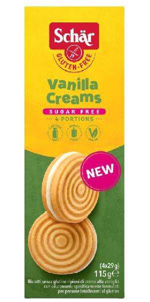 galletas vanilla creams sin azucar sin gluten 115g