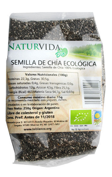 semilla chia bio 250g