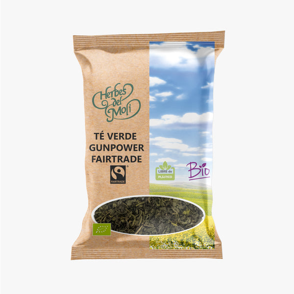 bolsas de t verde gunpowder fairtrade eco 70g