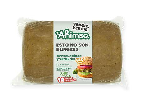 refrig hamburguesa vegetal bio avena quinoa y verduras fam 750g