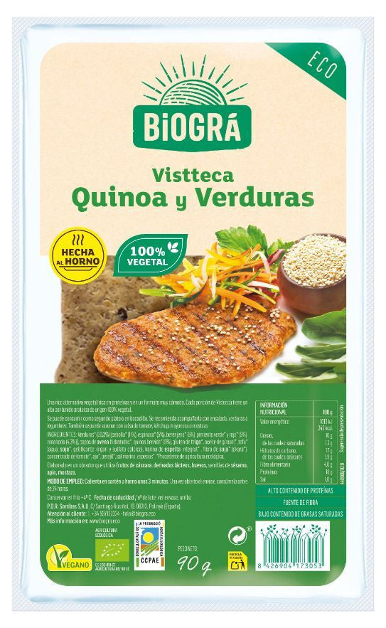 refrig vistteca vegetal de quinoa y verduras 155 g