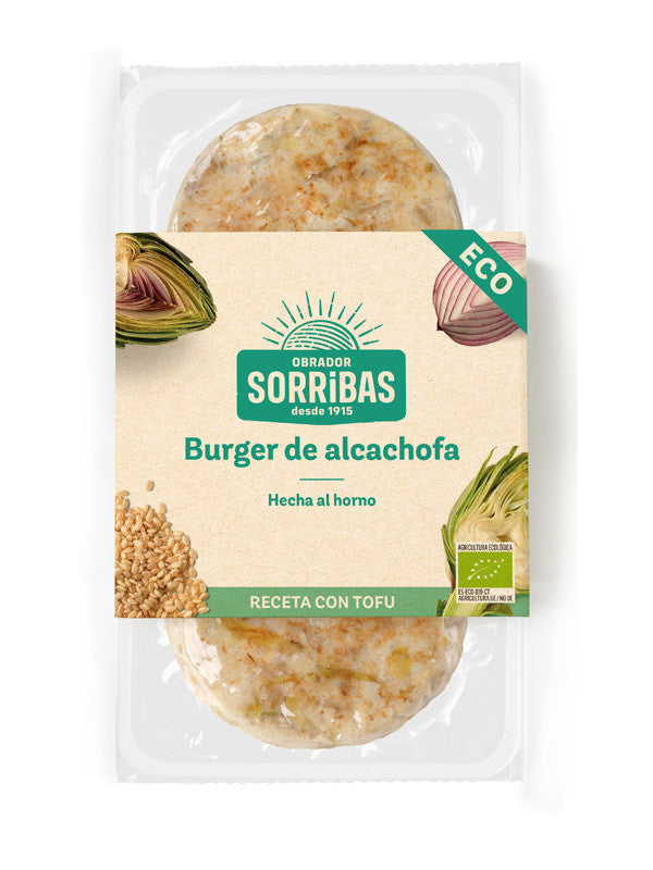 refrig burger vegetal de alcachofa 160g sorribas