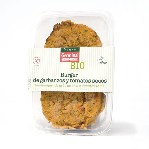 refrig burger vegetal de tomates secos y garbanzos sin gluten 180gr