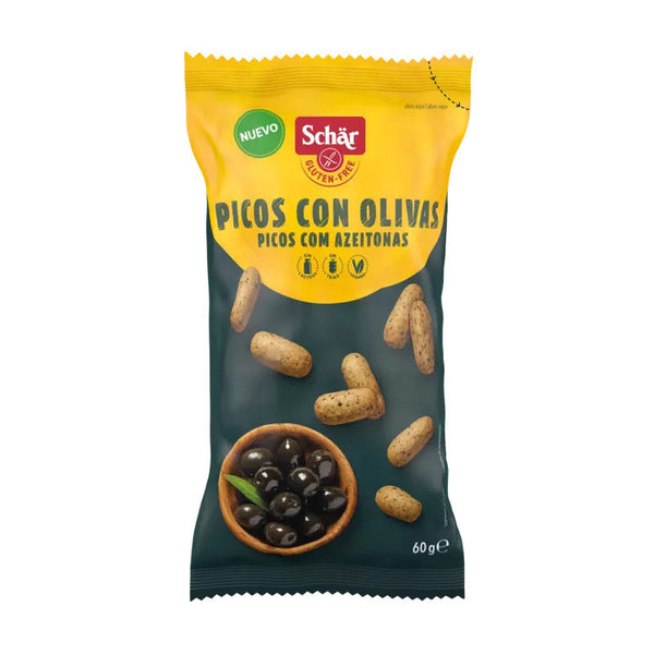 picos con olivas 60g schar